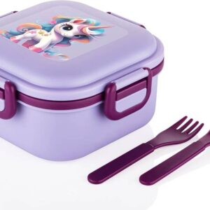 SVN ENTERPRISE NA 1 Containers Plastic School Lunch Box (750 ml, Microwave Safe)